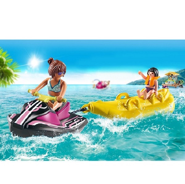Playmobil Family Fun Starterpack Waterscooter met Babanenboot