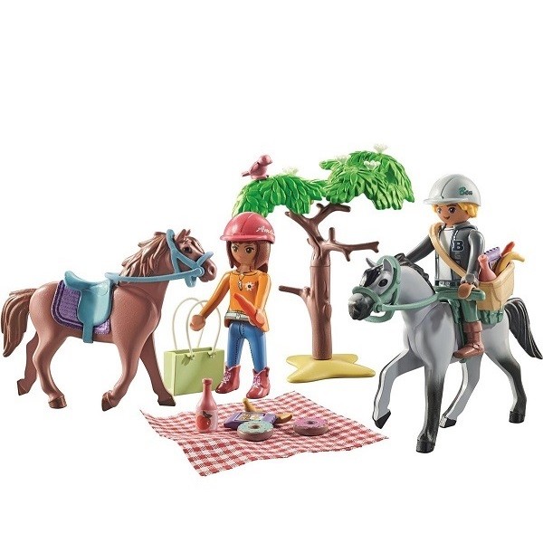 Playmobil Horses of Waterfall Starter Pack Paard Rijden naar het Strand