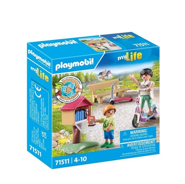 Playmobil My Life Boekenruil voor Boekenwurm 