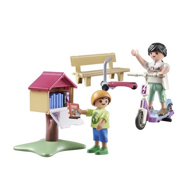 Playmobil My Life Boekenruil voor Boekenwurm 