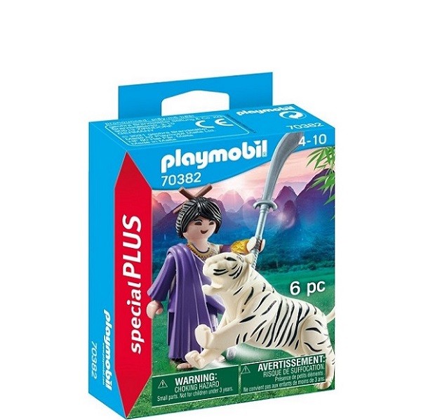 Playmobil Special Plus Aziatische Vechter met Tijger 