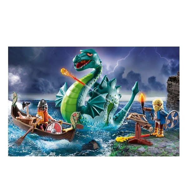 Playmobil History Vikinger met Zeemonster 