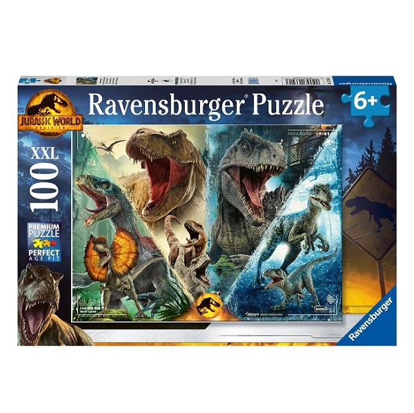 Ravensburger Puzzel 100 stukjes XXL Dinosaurussoorten