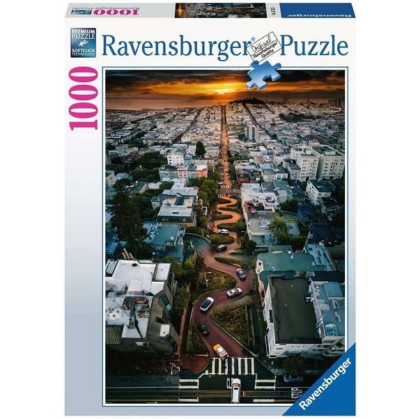 Ravensburger Puzzel Lombard Street San Francisco 1000 stukjes 