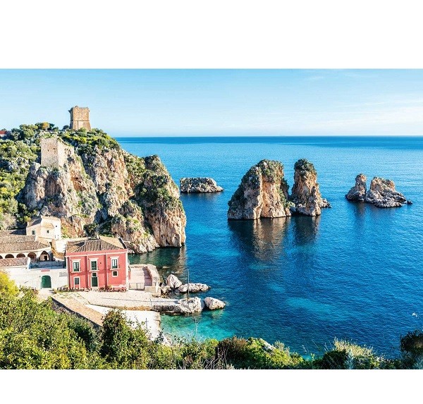 Ravensburger Puzzel  Faraglioni de Scopello Sicilie 1000 stukjes