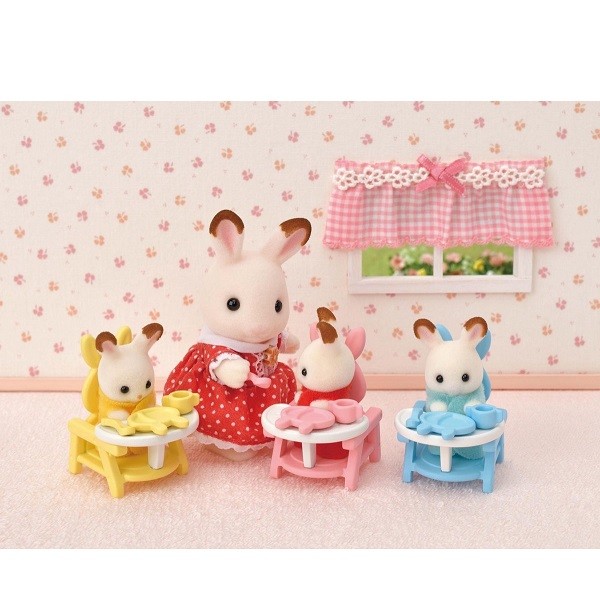 Sylvanian Families Baby Drieling Chocoladekonijn Verzorgingsset