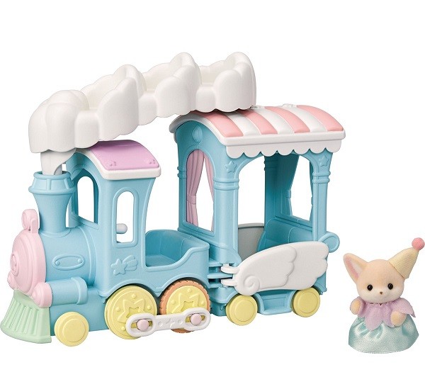 Sylvanian Families Pretpark Wolken Regenboogtrein