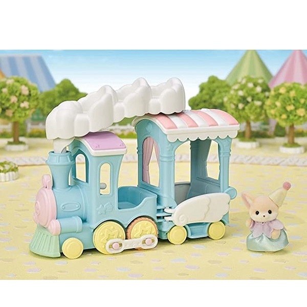 Sylvanian Families Pretpark Wolken Regenboogtrein