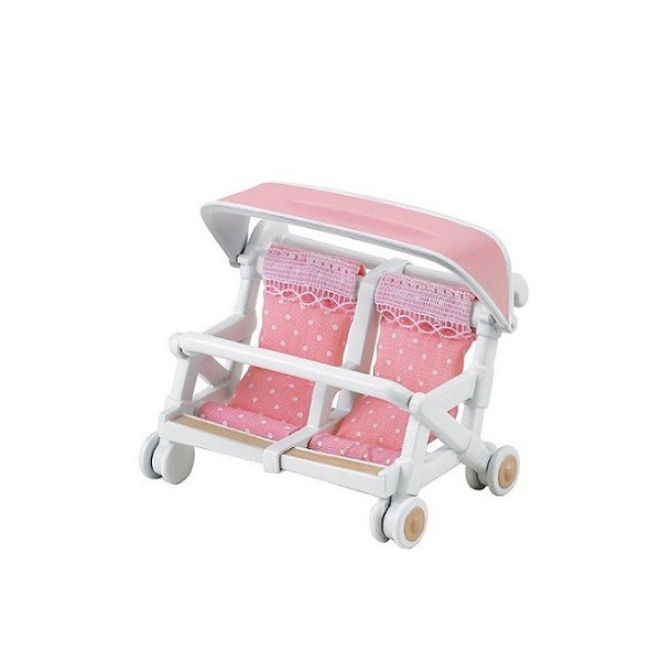 Sylvanian Families Baby Tweelingswagen