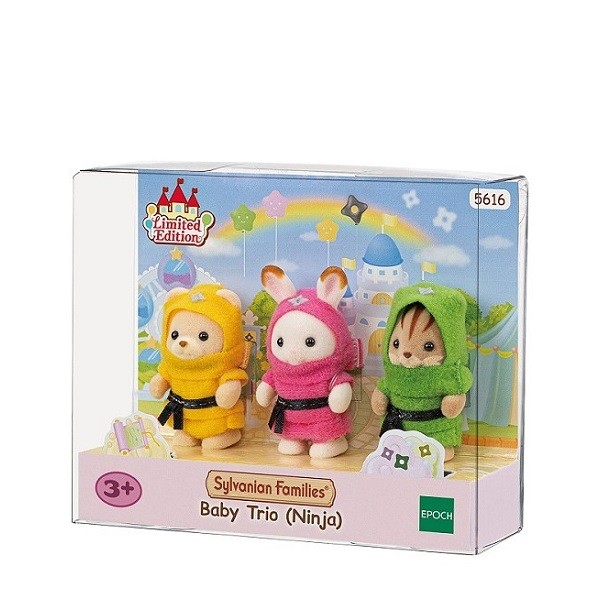 Sylvanian Families Exclusief Baby Trio Ninja