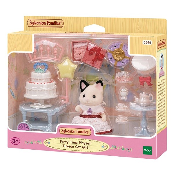 Sylvanian Families Village Feest Speelset Tuxedo Kat 