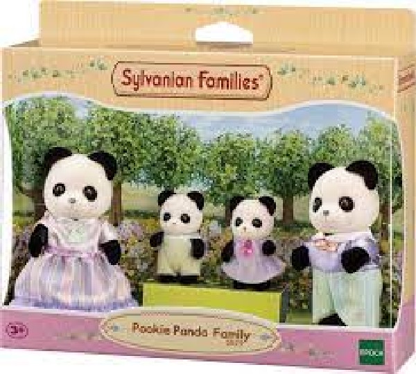 Sylvanian Families Pookie Panda Familie