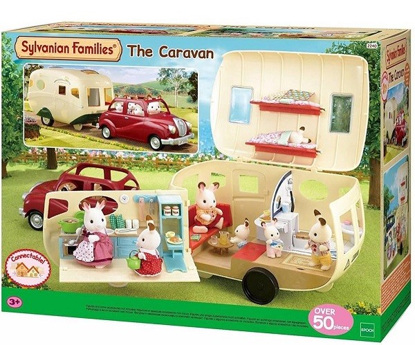 Sylvanian Families Vakantie Familie  Caravan