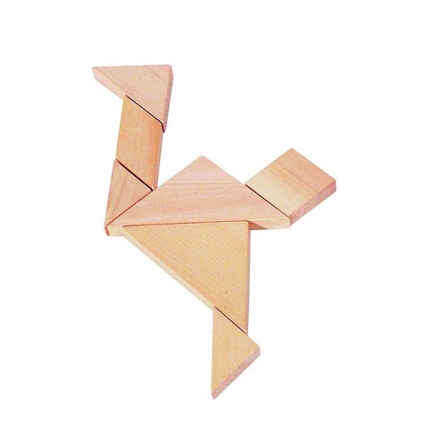 Houten Tangram Puzzel  7-Delig