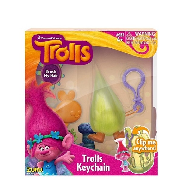 Trolls Fuzzbert Sleutelhanger 10 cm