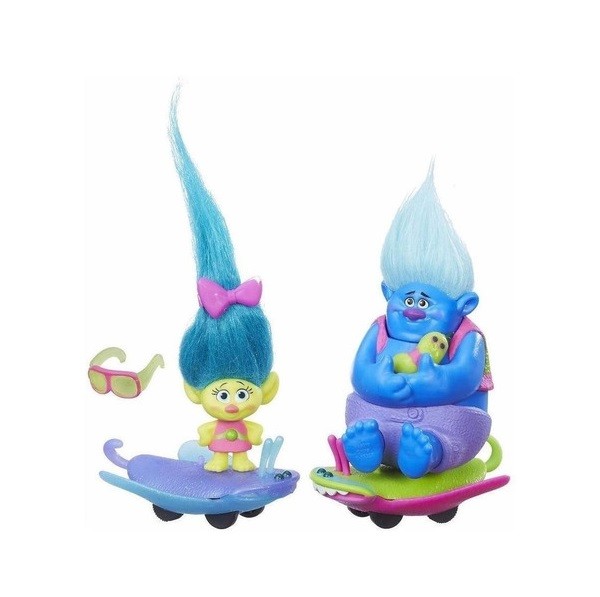 Trolls op Skateboard