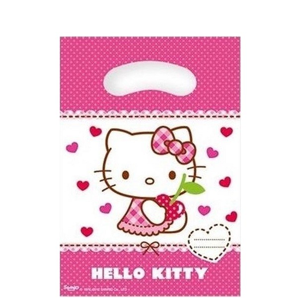 Uitdeelzakjes Hello Kitty 