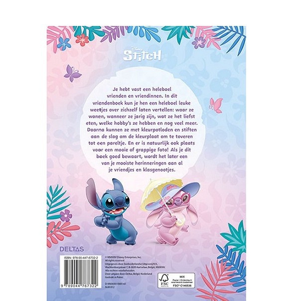 Vriendenboek Stitch