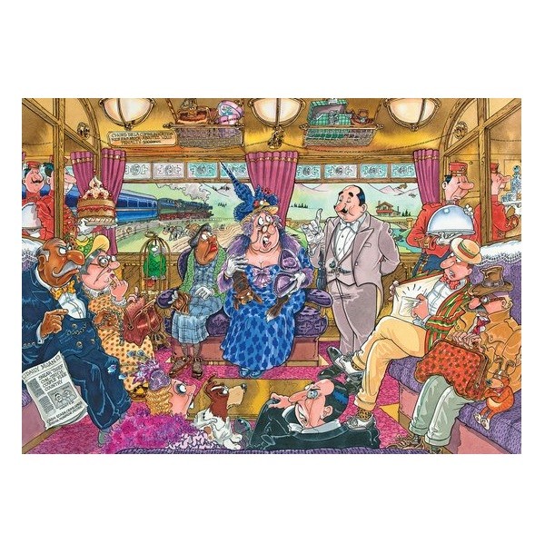 Wasgij? Mystery 9 Puzzel De Grote Treinroof 1000 stukjes