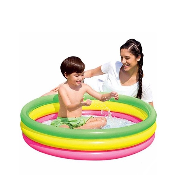Zwembad 3 Rings Bestway Regenboog 102 x 25 cm