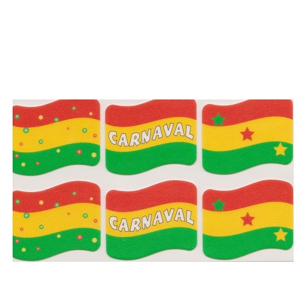 Gezichtsstickers Vlagen  