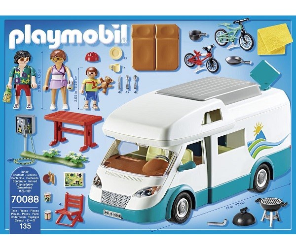 Playmobil Family Fun Mobile Home met Familie