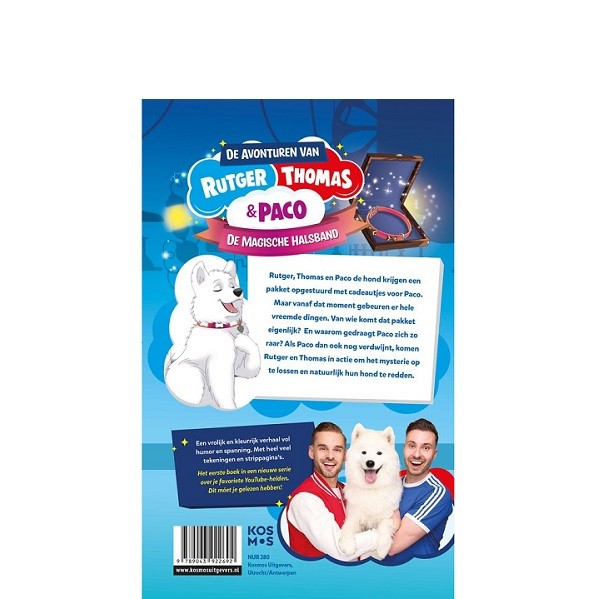 Boek De avonturen van Rutger, Thomas en Paco De Magische Halsband