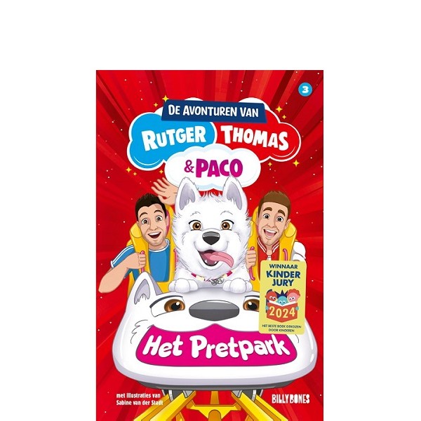 Boek De avonturen van Rutger, Thomas en Paco Het Pretpark