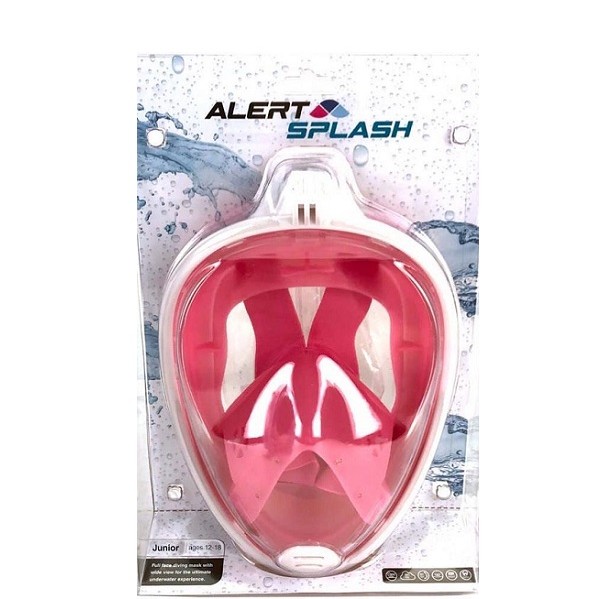 Duikbril Masker S/M Roze Alert