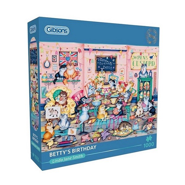 Gibson Puzzel  Betty's Birthday 1000 stukjes