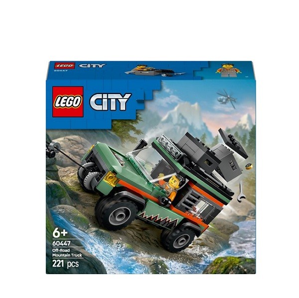 Lego City 4x4 Terreinwagen voor in de Bergen