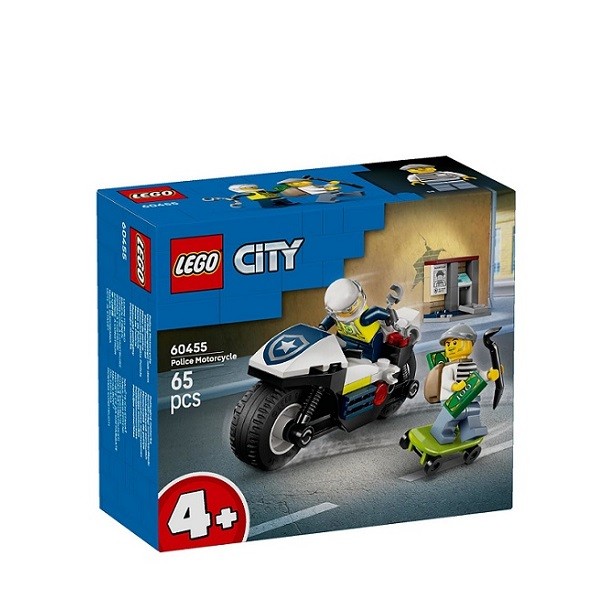 Lego City Achtervolging op Politiemotor