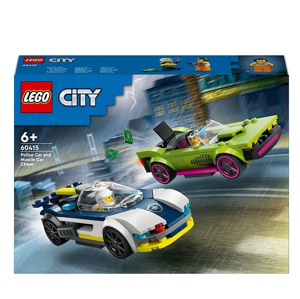 Lego City Politiewagen en Snelle Achtervolging