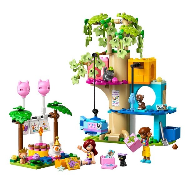 Lego Friends Kattenverjaardagsfeestje en Boomhut