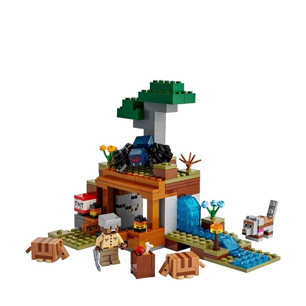Lego Minecraft De Gordeldieren bij de Mijn