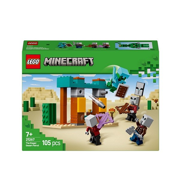 Lego Minecraft De Illigers in de Woestijn Gamingset