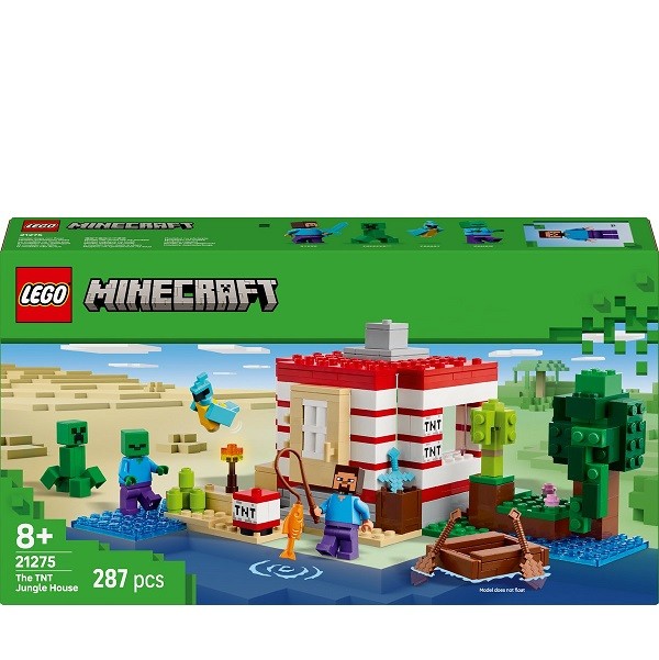 Lego Minecraft Het TNT Junglehuis 
