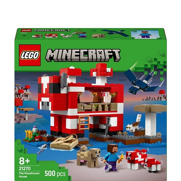 Lego Minecraft The Mooshroom House