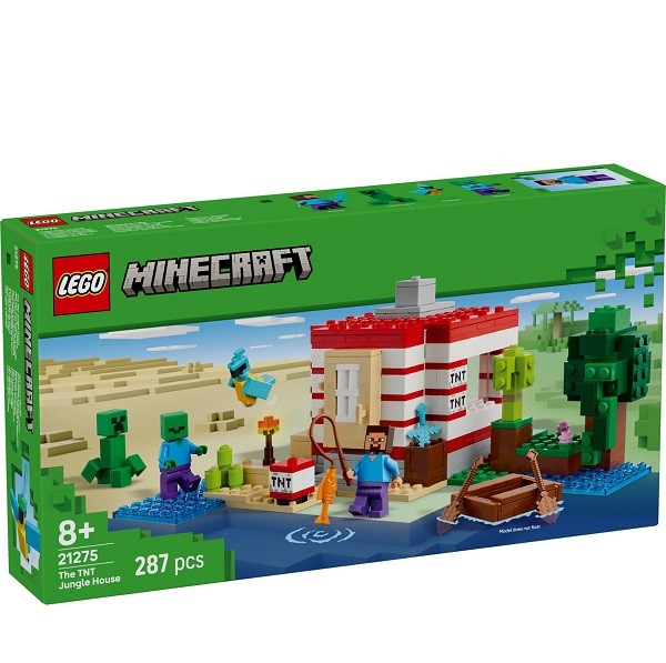 Lego Minecraft Het TNT Junglehuis 