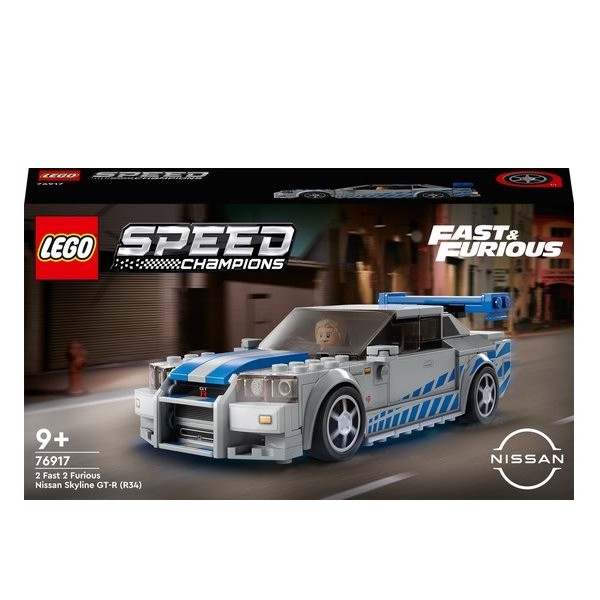 Lego Speed Champions Speed 2 Fast 2 Furious Nissan Skyline GT-R (R34)
