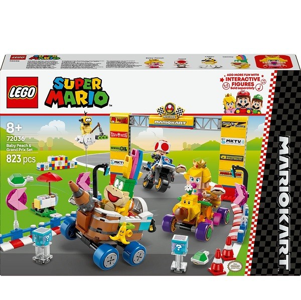 Lego Super Mario Baby Peach en Grand Prix Set