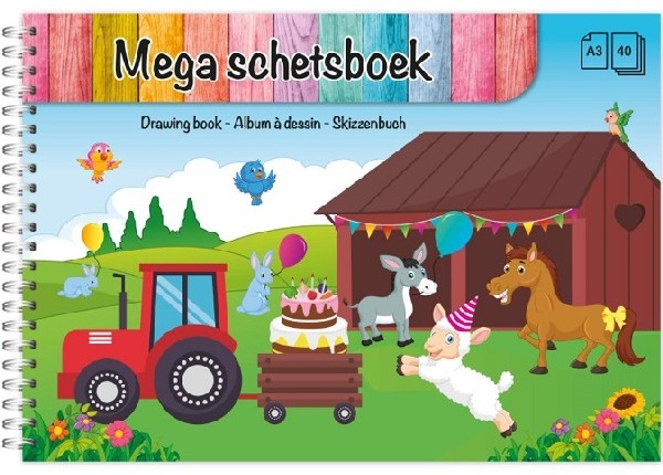 Mega Schetsboek 41 cm