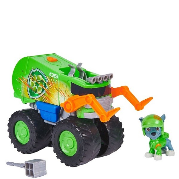 Paw Patrol Rescue Wheels Recycle Truck met Rocky