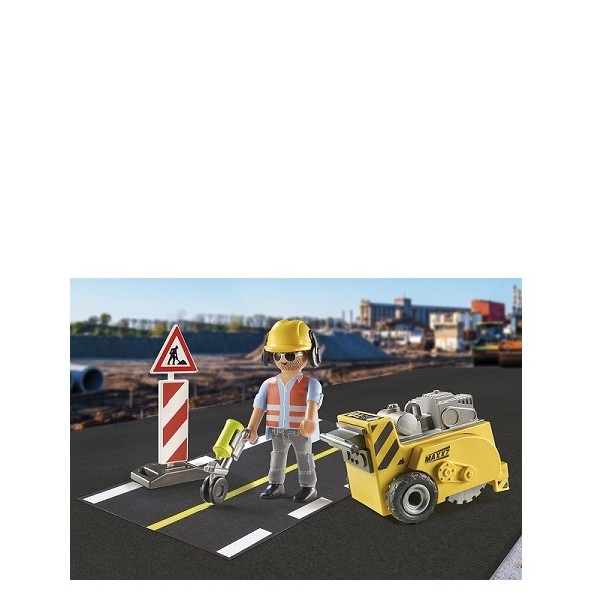 Playmobil City Action Cadeauset  Bouwvakker met Randensnijder