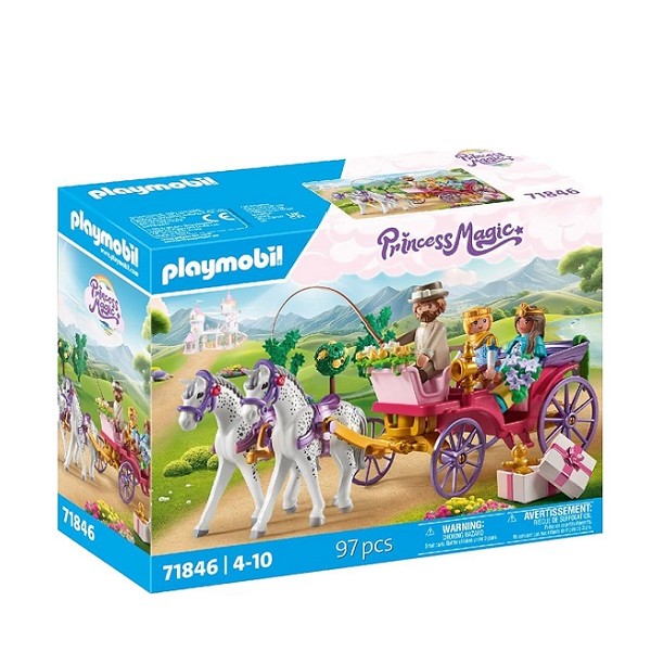 Playmobil Princess Magic Koetsrit met Prins en Prinses 