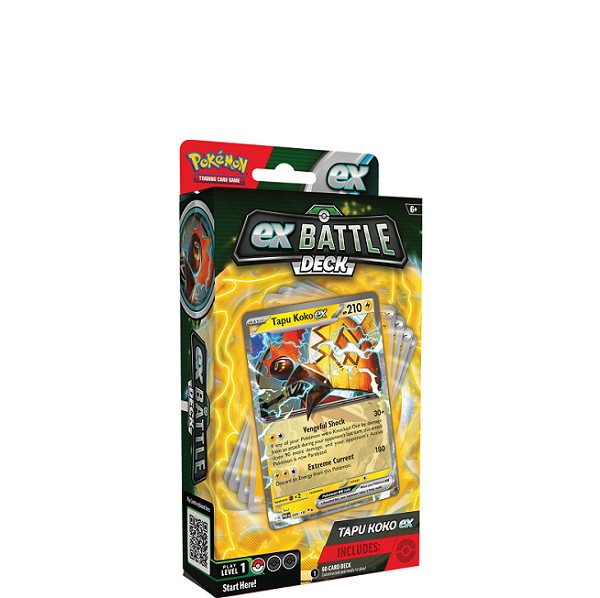 Pokemon Battle Deck Tapu Koko / Iron Leaves Assorti