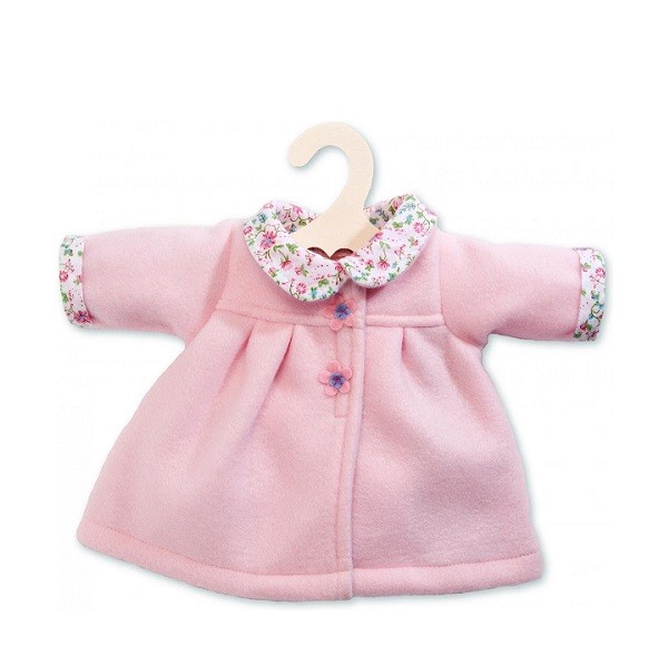 Poppenkleding  Winterjas Roze 28-35 cm