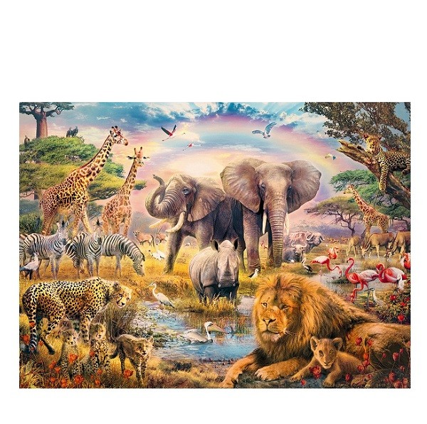 Ravensburger Puzzel 100 stukjes XXL Afrikaanse Savanne