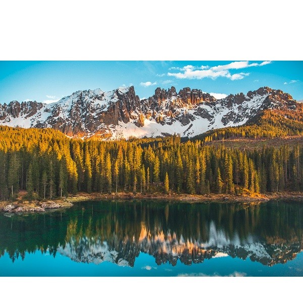 Ravensburger Puzzel Meer van Carezza 1000 stukjes