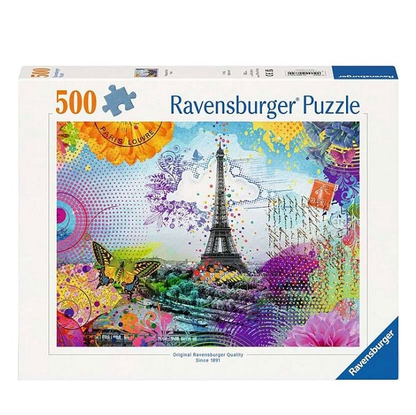 Ravensburger Puzzel Postcard from Paris 500 stukjes